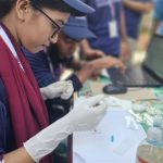 বেলস পার্কে রক্তের গ্রুপ নির্ণয় ক্যাম্পেইন