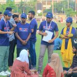 বেলস পার্কে রক্তের গ্রুপ নির্ণয় ক্যাম্পেইন